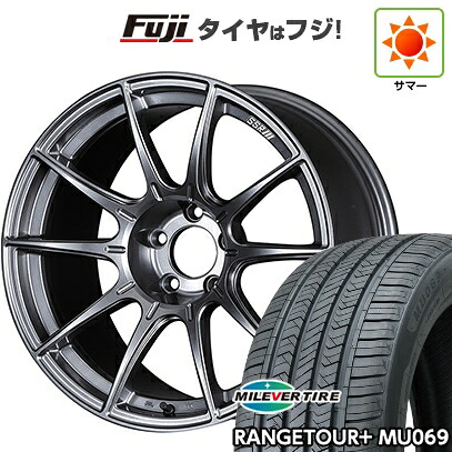 【新品国産車用5穴114.3】 夏タイヤ ホイール4本セット 235/40R19 ミレバー レンジツアープラスMU069（限定） SSR GT GTX01 9.5J 19インチ(送料無料) 101,800円