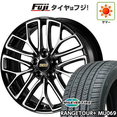 【新品国産車用5穴114.3】 夏タイヤ ホイール4本セット 235/60R18 ミレバー レンジツアープラスMU069（限定） BBS JAPAN RE-X 8J 18インチ(送料無料)