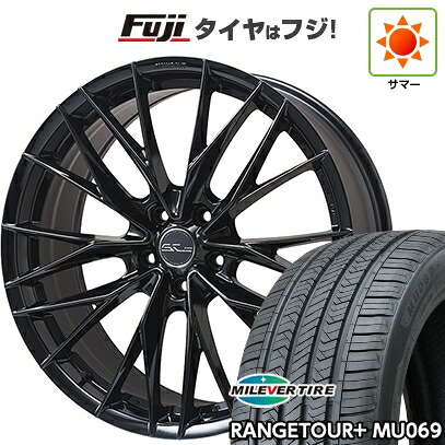 【新品国産車用5穴114.3】 夏タイヤ ホイール4本セット 225/55R18 ミレバー レンジツアープラスMU069（限定） WORK ワーク シュヴァート ブルネン LX 7.5J 18インチ(送料無料)