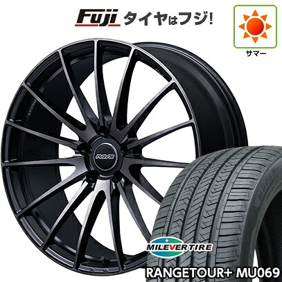 【新品国産車用5穴114.3】 夏タイヤ ホイール4本セット 245/45R20 ミレバー レンジツアープラスMU069（限定） RAYS レイズ VMF L-01 PREMIUM 8.5J 20インチ(送料無料)