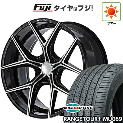 【新品】40系アルファード/ヴェルファイア用 夏タイヤ ホイール4本セット 245/45R20 ミレバー レンジツアープラスMU069（限定） WALD ヴァルド イリマ 1P I11-C【限定】 8.5J 20インチ(送料無料)｜フジコーポレーション