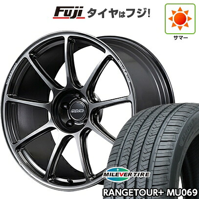 【新品】40系アルファード/ヴェルファイア用 夏タイヤ ホイール4本セット 245/45R20 ミレバー レンジツアープラスMU069（限定） RAYS レイズ ボルクレーシング GT90 8.5J 20インチ(送料無料) 238,600円