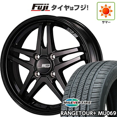 【新品国産車用5穴114.3】 夏タイヤ ホイール4本セット 225/65R17 ミレバー レンジツアープラスMU069(限定) SSR GT GTV06 7J 17インチ(送料無料)|フジコーポレーション