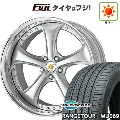 【新品国産車用5穴114.3】 夏タイヤ ホイール4本セット 235/55R20 ミレバー レンジツアープラスMU069（限定） WORK ワーク VS VS-KF# 8.5J 20インチ(送料無料)