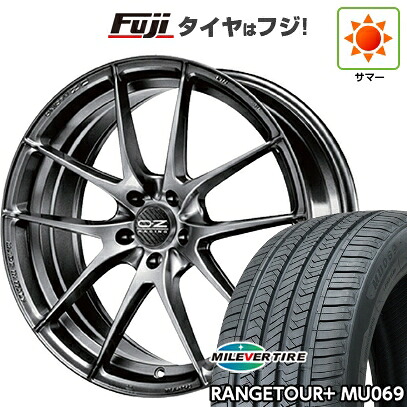 【新品国産車用5穴114.3】 夏タイヤ ホイール4本セット 235/40R19 ミレバー レンジツアープラスMU069(限定) OZ レッジェーラHLT 8J 19インチ(送料無料)|フジコーポレーション