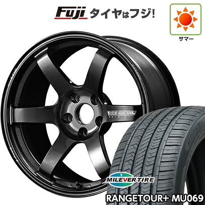 【新品国産車用5穴114.3】 夏タイヤ ホイール4本セット 245/45R20 ミレバー レンジツアープラスMU069（限定） RAYS レイズ ボルクレーシング TE37 サーガ S-plus 8.5J 20インチ(送料無料) 233,850円