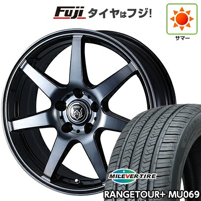 【新品国産車用5穴114.3】 夏タイヤ ホイール4本セット 235/60R18 ミレバー レンジツアープラスMU069（限定） WEDS ウェッズ ライツレー KW 7.5J 18インチ(送料無料)