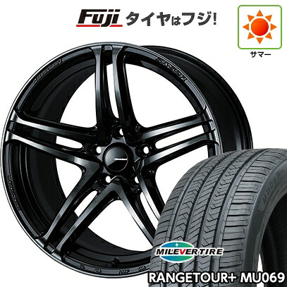 【新品国産車用5穴114.3】 夏タイヤ ホイール4本セット 235/60R18 ミレバー レンジツアープラスMU069（限定） WEDS ウェッズスポーツ SA-52R 8J 18インチ(送料無料)