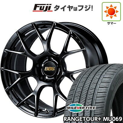 【新品国産車用5穴114.3】 夏タイヤ ホイール4本セット 245/35R21 ミレバー レンジツアープラスMU069（限定） BBS JAPAN RE-V7 9.5J 21インチ(送料無料)