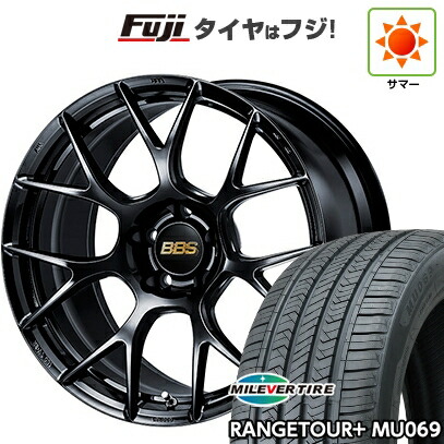 【新品国産車用5穴114.3】 夏タイヤ ホイール4本セット 245/45R20 ミレバー レンジツアープラスMU069（限定） BBS JAPAN RE-V7 8.5J 20インチ(送料無料)