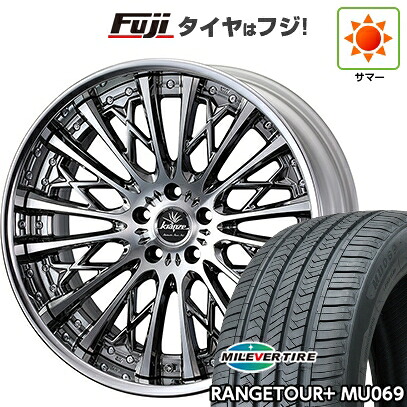 【新品国産車用5穴114.3】 夏タイヤ ホイール4本セット 235/55R20 ミレバー レンジツアープラスMU069（限定） WEDS ウェッズ クレンツェ シュリット【限定】 8.5J 20インチ(送料無料)｜フジコーポレーション