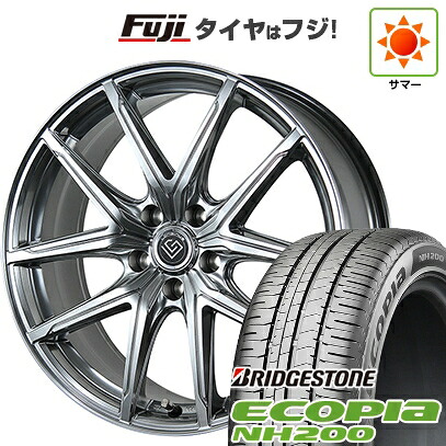 【新品】60系プリウス 夏タイヤ ホイール4本セット 195/50R19 ブリヂストン エコピア NH200 トピー ロンギヌス RE-X トヨタ･レクサス車専用 6.5J 19インチ(送料無料)｜フジコーポレーション