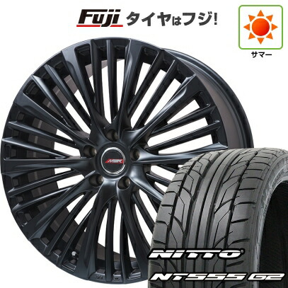 【パンク保証付き】【新品国産車用5穴114.3】 夏タイヤ ホイール4本セット 215/45R18 ニットー NT555 G2 プレミックス MER-X 8J 18インチ(送料無料)