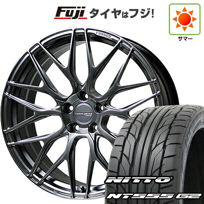 【パンク保証付き】【新品国産車用5穴114.3】 夏タイヤ ホイール4本セット 245/45R20 ニットー NT555 G2 ホットスタッフ トラフィックスターフォージド TSF-01 8.5J 20インチ(送料無料)