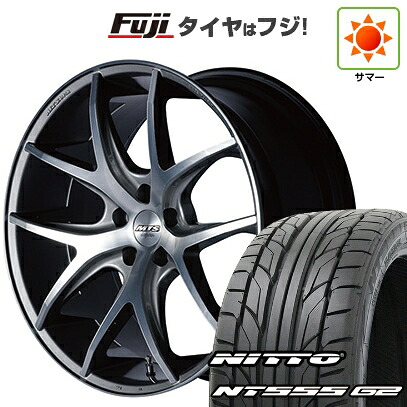 【パンク保証付き】【新品国産車用5穴114.3】 夏タイヤ ホイール4本セット 245/30R20 ニットー NT555 G2 エムテクノ M.T.S.JAPAN SSL5 8.5J 20インチ(送料無料)