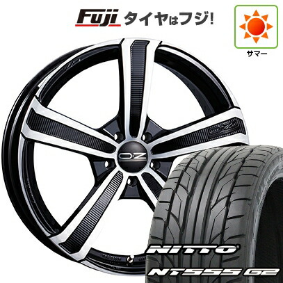 【パンク保証付き】【新品国産車用5穴114.3】 夏タイヤ ホイール4本セット 245/30R20 ニットー NT555 G2 OZ モンテカルロHLT【限定】 8.5J 20インチ(送料無料)