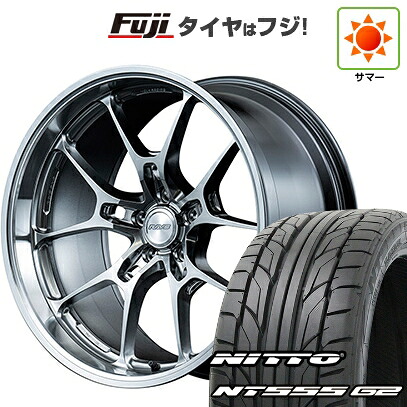 【パンク保証付き】【新品国産車用5穴114.3】 夏タイヤ ホイール4本セット 235/35R20 ニットー NT555 G2 RAYS レイズ ボルクレーシング G025 LC 8.5J 20インチ(送料無料)｜フジコーポレーション