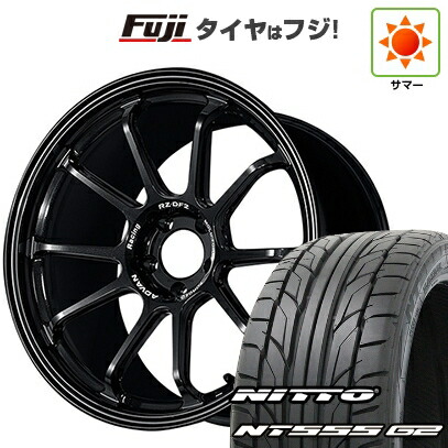 【パンク保証付き】【新品国産車用5穴114.3】 夏タイヤ ホイール4本セット 245/35R21 ニットー NT555 G2 ヨコハマ アドバンレーシング RZ-DF2 8.5J 21インチ(送料無料)|フジコーポレーション