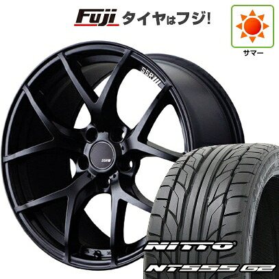 【パンク保証付き】【新品国産車用5穴114.3】 夏タイヤ ホイール4本セット 225/40R19 ニットー NT555 G2 SSR GT GTV03 8.5J 19インチ(送料無料)