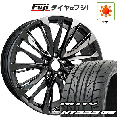 【パンク保証付き】【新品国産車用5穴114.3】 夏タイヤ ホイール4本セット 245/35R21 ニットー NT555 G2 WALD ヴァルド ジェニュインライン FS001 9J 21インチ(送料無料)