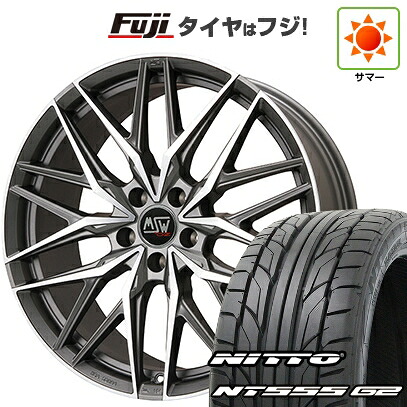 【パンク保証付き】【新品】40系アルファード/ヴェルファイア用 夏タイヤ ホイール4本セット 245/45R20 ニットー NT555 G2 MSW by OZ Racing MSW 50(マットガンメタポリッシュ) 8.5J 20インチ(送料無料)｜フジコーポレーション