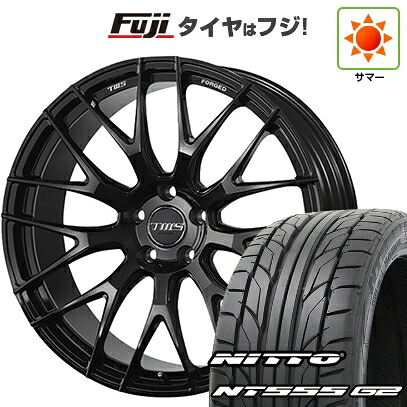 【パンク保証付き】【新品国産車用5穴114.3】 夏タイヤ ホイール4本セット 245/35R21 ニットー NT555 G2 TWS エクスリート 109M モノブロック 8.5J 21インチ(送料無料)