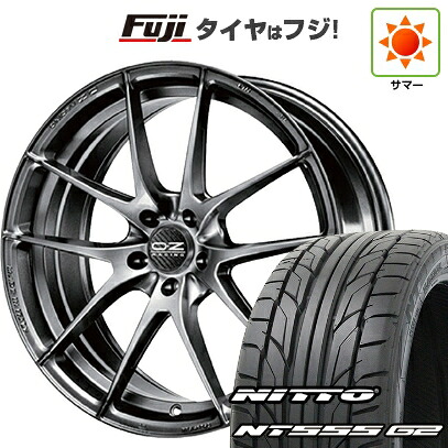 【パンク保証付き】【新品国産車用5穴114.3】 夏タイヤ ホイール4本セット 215/35R19 ニットー NT555 G2 OZ レッジェーラHLT 8.5J 19インチ(送料無料)