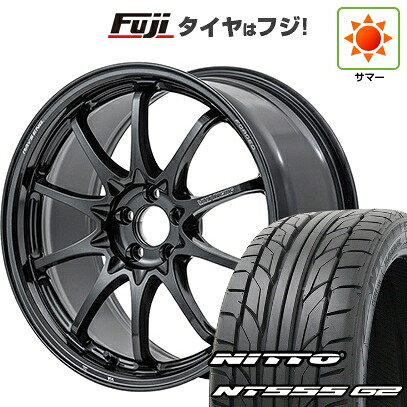 【パンク保証付き】【新品国産車用5穴114.3】 夏タイヤ ホイール4本セット 235/35R19 ニットー NT555 G2 RAYS レイズ ボルクレーシング CE28N-plus 9J 19インチ(送料無料)|フジコーポレーション