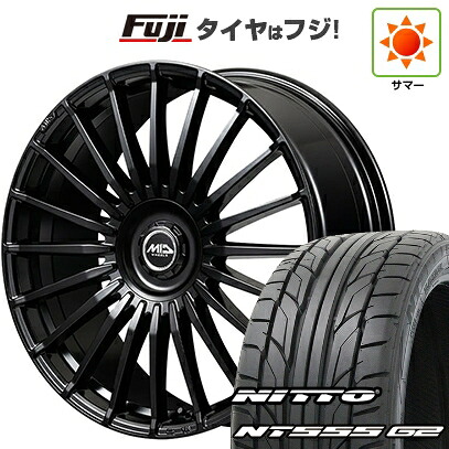 【パンク保証付き】【新品国産車用5穴114.3】 夏タイヤ ホイール4本セット 245/40R21 ニットー NT555 G2 MID WHEELS MID EXCLUSIVE 020F 8.5J 21インチ(送料無料)