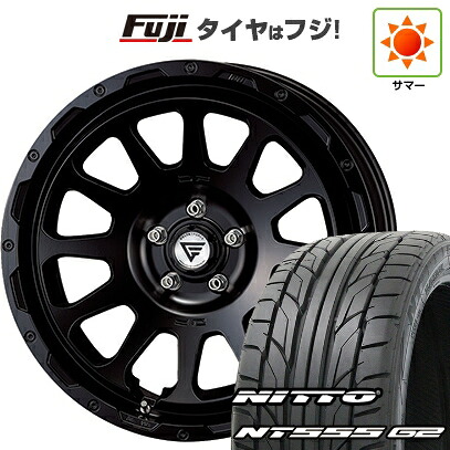 【パンク保証付き】【新品国産車用5穴114.3】 夏タイヤ ホイール4本セット 235/50R18 ニットー NT555 G2 デルタフォース オーバル 8J 18インチ(送料無料)