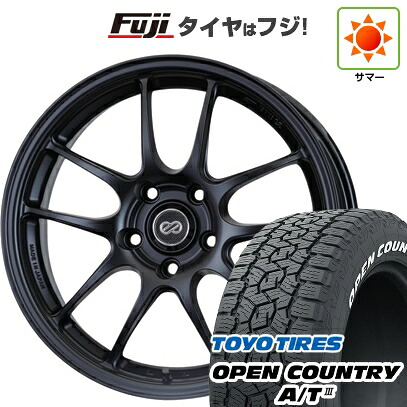 【新品国産車用5穴114.3】 夏タイヤ ホイール4本セット 225/65R17 トーヨー オープンカントリー A/T III RWL/RBL ENKEI エンケイ PerformanceLine PF01 7.5J 17インチ(送料無料)|フジコーポレーション
