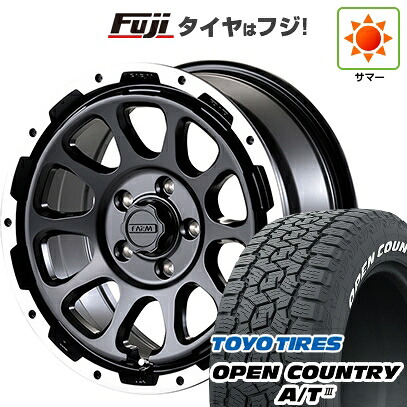 【新品国産車用5穴114.3】 夏タイヤ ホイール4本セット 225/65R17 トーヨー オープンカントリー A/T III RWL/RBL モーターファーム ファームD10 7J 17インチ(送料無料)｜フジコーポレーション