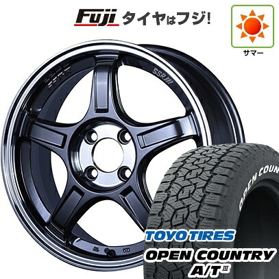 【新品国産車用5穴114.3】 夏タイヤ ホイール4本セット 225/65R17 トーヨー オープンカントリー A/T III RWL/RBL SSR GT GTX03 7J 17インチ(送料無料)｜フジコーポレーション