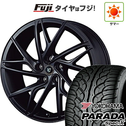 【新品国産車用5穴114.3】 夏タイヤ ホイール4本セット 235/55R20 ヨコハマ PARADA Spec-X コーセイ レヴゲイン NR35S 8.5J 20インチ(送料無料)