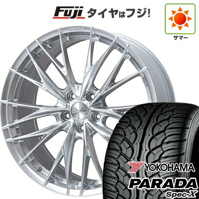 【新品国産車用5穴114.3】 夏タイヤ ホイール4本セット 235/55R20 ヨコハマ PARADA Spec-X WORK ワーク シュヴァート ブルネン LX 8.5J 20インチ(送料無料)