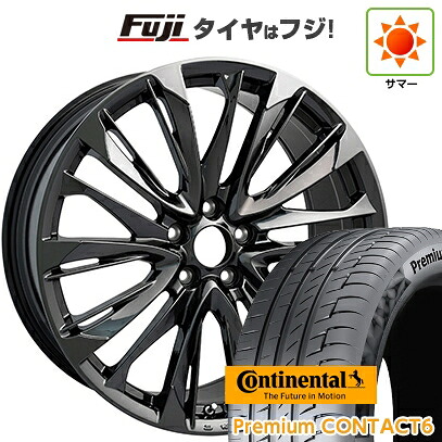 【新品国産車用5穴114.3】 夏タイヤ ホイール4本セット 245/40R21 コンチネンタル コンチ プレミアムコンタクト6(限定2024年製) WALD ヴァルド ジェニュインライン FS001 9J 21インチ(送料無料)｜フジコーポレーション