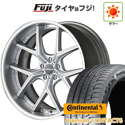 【新品国産車用5穴114.3】 夏タイヤ ホイール4本セット 245/40R21 コンチネンタル コンチ プレミアムコンタクト6(限定2024年製) WALD ヴァルド イリマ 2P I12-C 9J 21インチ(送料無料)|フジコーポレーション