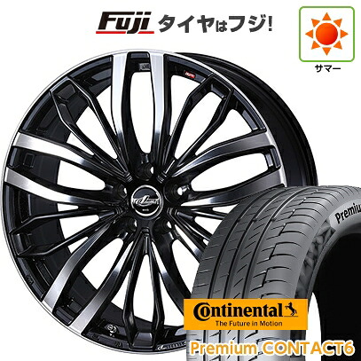 【新品】40系アルファード/ヴェルファイア用 夏タイヤ ホイール4本セット 245/40R21 コンチネンタル コンチ プレミアムコンタクト6(限定) WEDS ウェッズ レオニス SC トヨタ・レクサス車専用 8.5J 21インチ(送料無料)