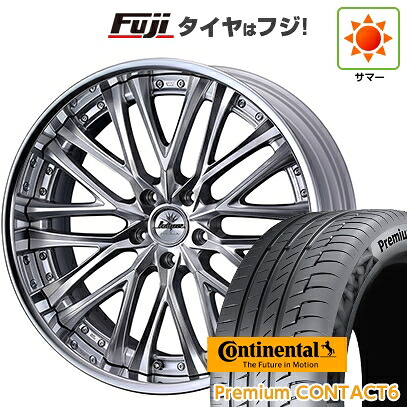 【新品】40系アルファード/ヴェルファイア用 夏タイヤ ホイール4本セット 245/40R21 コンチネンタル コンチ プレミアムコンタクト6(限定2024年製) WEDS ウェッズ クレンツェ ベルテーラー 8.5J 21インチ(送料無料)｜フジコーポレーション