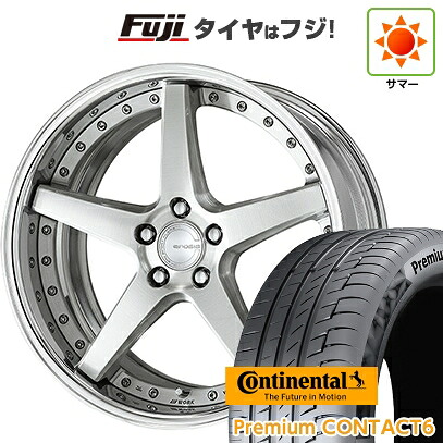 【新品】40系アルファード/ヴェルファイア用 夏タイヤ ホイール4本セット 245/40R21 コンチネンタル コンチ プレミアムコンタクト6(限定) WORK ワーク グノーシスCV CVF【限定】 8.5J 21インチ(送料無料)｜フジコーポレーション