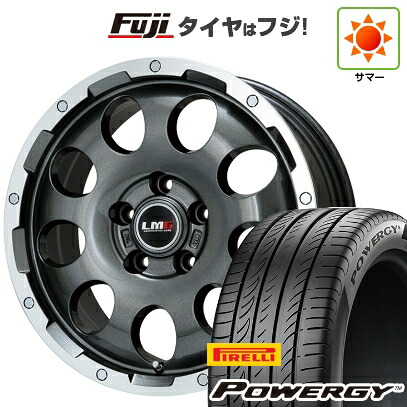 【新品国産車用5穴114.3】 夏タイヤ ホイール4本セット 215/60R17 ピレリ パワジー レアマイスター LMG CS-9 ガンメタリムポリッシュ 7.5J 17インチ(送料無料)