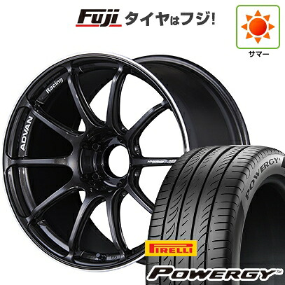 【新品国産車用5穴114.3】 夏タイヤ ホイール4本セット 225/45R19 ピレリ パワジー ヨコハマ アドバンレーシング RSIII 8.5J 19インチ(送料無料)