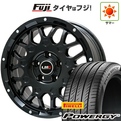 【新品】フリード クロスター 夏タイヤ ホイール4本セット 205/45R17 ピレリ パワジー レアマイスター LMG MS-9W グロスブラック 6.5J 17インチ(送料無料)