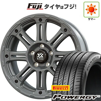 【新品】フリード クロスター 夏タイヤ ホイール4本セット 205/45R17 ピレリ パワジー コスミック クロスブラッド XB01 7J 17インチ(送料無料)