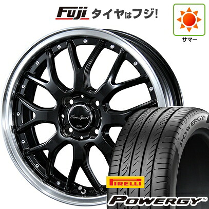 【新品】フリード クロスター 夏タイヤ ホイール4本セット 205/45R17 ピレリ パワジー ブレスト ユーロスポーツ タイプ815 7J 17インチ(送料無料)