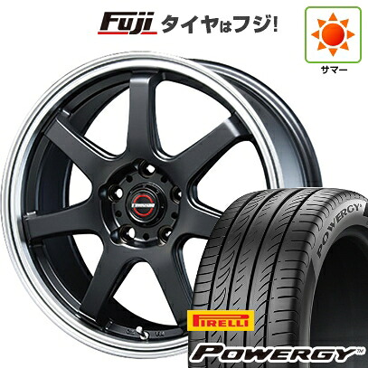 【新品国産車用5穴114.3】 夏タイヤ ホイール4本セット 215/60R17 ピレリ パワジー ブレスト ユーロマジック タイプS-07 7.5J 17インチ(送料無料)