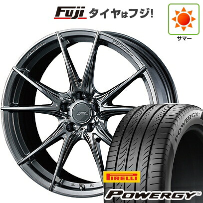 【新品国産車用5穴114.3】 夏タイヤ ホイール4本セット 225/55R18 ピレリ パワジー WEDS ウェッズ F-ZERO FZ-2 8J 18インチ(送料無料)