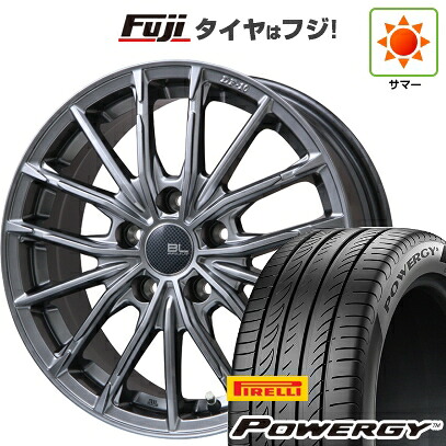 【新品】ライズ/ロッキー（ハイブリッド） 夏タイヤ ホイール4本セット 195/60R17 ピレリ パワジー ブランドルライン DF-10M ハイパーグレー 7J 17インチ(送料無料)