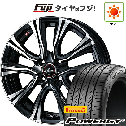 【新品国産車用5穴114.3】 夏タイヤ ホイール4本セット 205/50R17 ピレリ パワジー WEDS ウェッズ レオニス VR 6.5J 17インチ(送料無料)｜フジコーポレーション