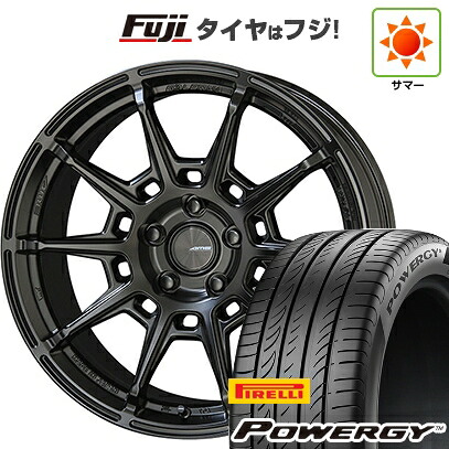 【新品国産車用5穴114.3】 夏タイヤ ホイール4本セット 235/50R18 ピレリ パワジー 共豊 ガレルナ レフィーノ 8.5J 18インチ(送料無料)｜フジコーポレーション